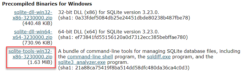 command-line shell