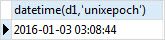 SQlite DATETIME function