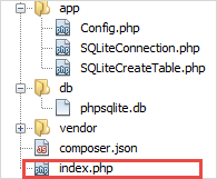 Sqlite Php Creating Tables