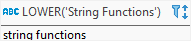 SQLite string functions - LOWER function